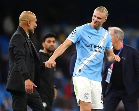 Haaland Enters Elite UCL Half-Century Club, Praised by Pep as Ronaldo and Messi's Equal